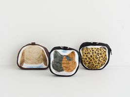 コッカ 振り向く動物たちのシーチングパネルプリント_拡大イメージ