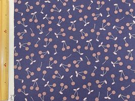 コッカ くすみチェリーのオックスプリントダークパープル