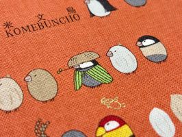 コットンこばやし キャンバスプリント「米文鳥」_拡大イメージ