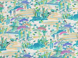 『nora.』シーチングプリント「風流な庭園」_拡大イメージ