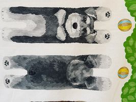 コッカ 手を伸ばす動物たちのシーチングパネルプリント_拡大イメージ