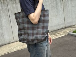 【現品限り特価】Exclusive Collection 岡山県産しっかりとした先染コットンチェック_拡大イメージ