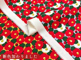 コットンこばやし ミニ椿のブロードプリント_拡大イメージ