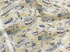 60ローンプリント「Bon Voyage, Dogs&Cats」_拡大イメージ