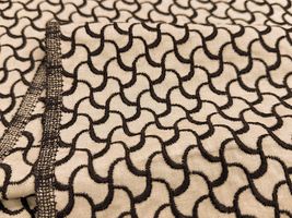 【現品限り特価】Exclusive Collection コットンレース「ウィンド・パターン」ブラウン