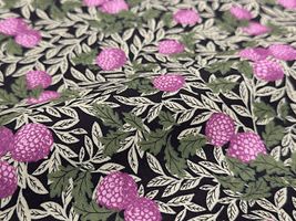 【現品限り特価】クラシカルなベリーのスケアプリントパープル系