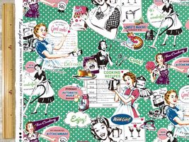 YUWAシャーティングプリント「House work」グリーン