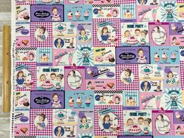 YUWAシャーティングプリント「Today's dessert」パープル系