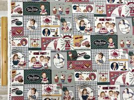 YUWAシャーティングプリント「Today's dessert」グレー系