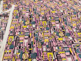 my piece of fabric 60ローンプリント「COSME TOWN」_拡大イメージ