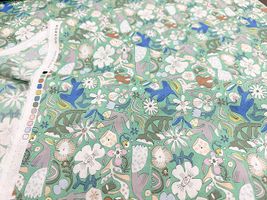 my piece of fabric 手描きフラワーの60ローンプリント_拡大イメージ