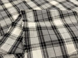 【現品限り特価】Exclusive Collection 西脇産先染綿麻ワッシャーチェック_拡大イメージ