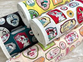 YUWAシャーティングプリント「50's sticker」_拡大イメージ