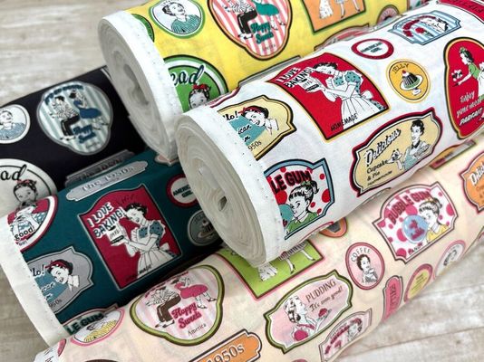 YUWAシャーティングプリント「50's sticker」