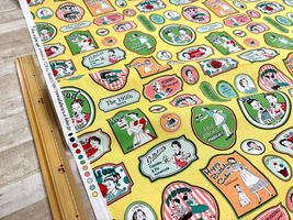 YUWAシャーティングプリント「50's sticker」_拡大イメージ