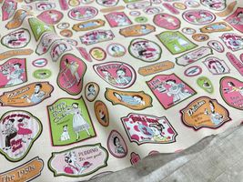 YUWAシャーティングプリント「50's sticker」_拡大イメージ