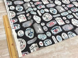 YUWAシャーティングプリント「50's sticker」_拡大イメージ