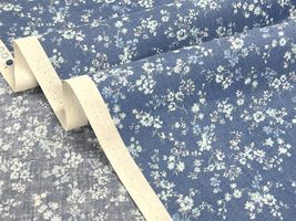 Luludy Roman スケアプリント「ローズノクターン」スモーキーネイビー