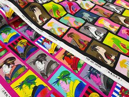 Crazy Pop Artシーチングプリント「Colorful Japanese Ukiyoe」_拡大イメージ