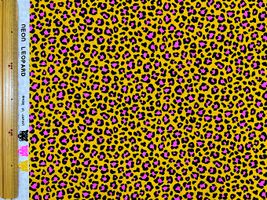 NEONとヒョウ柄のスケアプリント_拡大イメージ