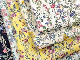 Exclusive Collection 60ローンプリント「Birds & Flowers」_拡大イメージ