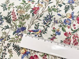 Exclusive Collection 60ローンプリント「Birds & Flowers」_拡大イメージ
