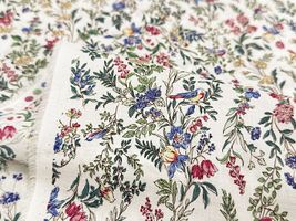 Exclusive Collection 60ローンプリント「Birds & Flowers」_拡大イメージ
