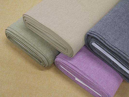 先染めワッシャー エコシャンブレー無地