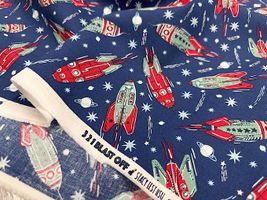 moda シーチングプリント「VINTAGE ROCKETS」_拡大イメージ