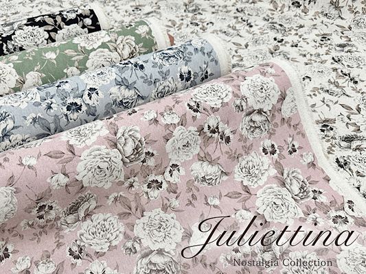 Nostalgia Collection 綿麻キャンバスプリント「ジュリエティーナ」