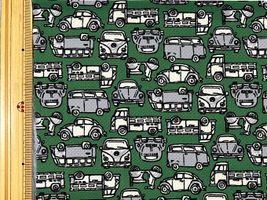 レトロチックな車のクールクロスニットグリーン