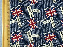 ブリティッシュなイギリスクールクロスニットネイビー