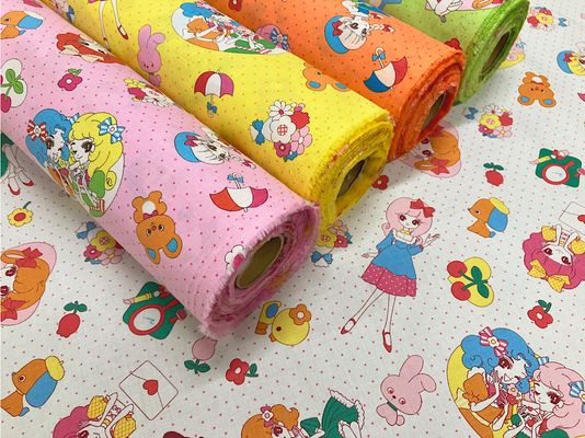 Saori Oguchi Fabric collection ファンシーガールのスケアープリント