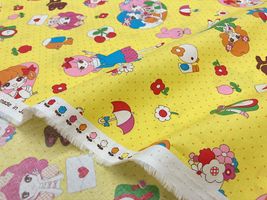 Saori Oguchi Fabric collection ファンシーガールのスケアープリント_拡大イメージ
