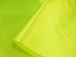 帯電防止加工 ベーシックサテン無地蛍光イエロー