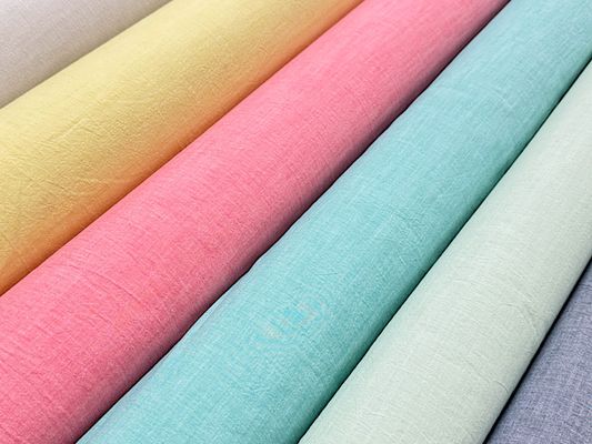 【現品限り特価】Exclusive Collection 西脇産ソルベカラーの先染コットンワッシャー