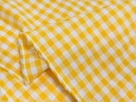 ■お取り寄せ商品■ギンガムチェックイエロー