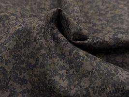 Exclusive Collection 小さな水彩フラワーのコットンビエラプリントグレー地
