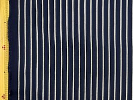 【現品限り特価】Exclusive Collection ハイカウントツイルストライプネイビー系