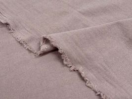 新・綿麻先染めワッシャー無地ココア