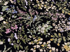 Exclusive Collection コーデュロイプリント「鳥の楽園」ブラック