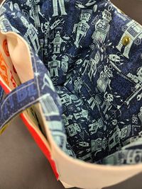moda シーチングプリント「SPACE ROBOT」_拡大イメージ