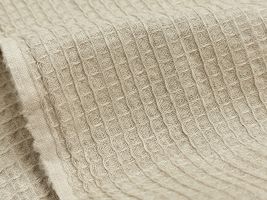 Exclusive Collection 綿麻ワッフルワッシャーベージュ