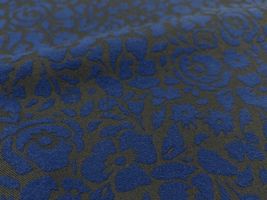 Exclusive Collection 花柄20ビエラプリント部分起毛ネイビー系