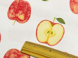 水彩アップルのオックスプリント_拡大イメージ