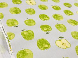 水彩アップルのオックスプリント_拡大イメージ