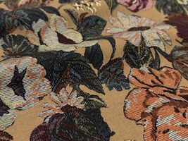 Exclusive Collection ゴブラン調花柄ビエラプリントベージュ