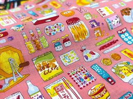 駄菓子屋さんの布 -DAGASHI-_拡大イメージ