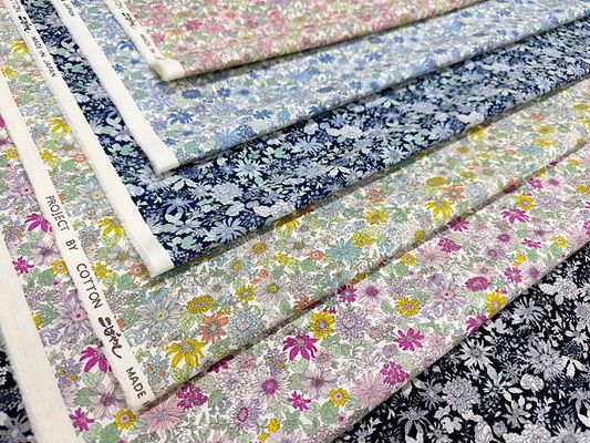 コットンこばやしブロードプリント「ブルーミング」