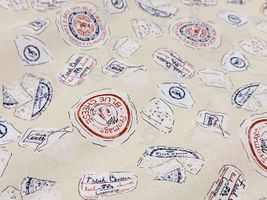 Exclusive Collection フレッシュチーズの60ローンプリントクリーム